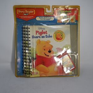 NEW Disney Story Reader Piglet Hears An Echo Pooh 3 Book Set Cartridge